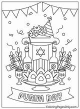 Free Purim Coloring Page  Printable Pages sketch template