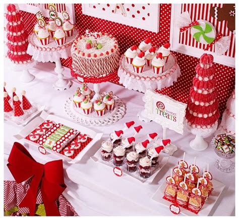 red, red and red! | Christmas dessert table, Christmas desserts, Holiday treats