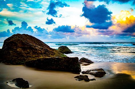 Free stock photo of beach, Gold Coast, sunset