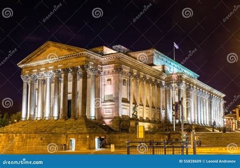 St. George S Hall in Liverpool Stock Image - Image of liverpool, local ...