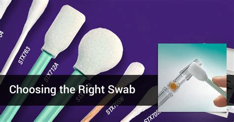 Choosing the Right Swab - SOSCleanroom.com