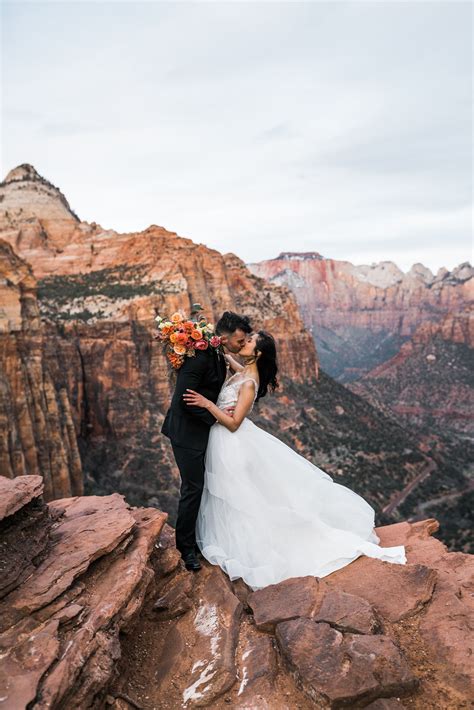 Zion National Park Elopement | Utah Adventure Wedding Inspiration — The Hearnes | Adventure ...