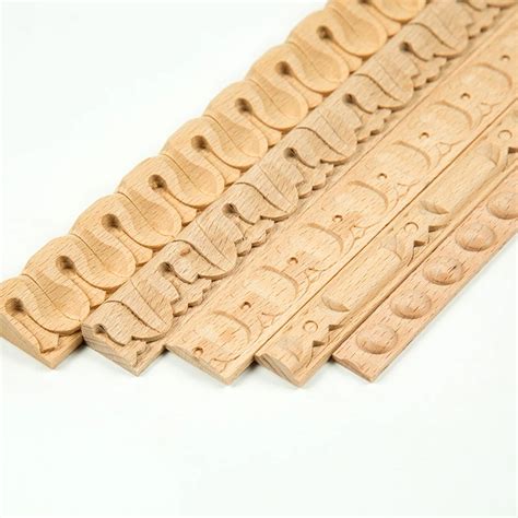 Home Decor Wooden Mouldings Beech Embossed Egg And Dart Molding Natural Wood Mouldings - Buy ...