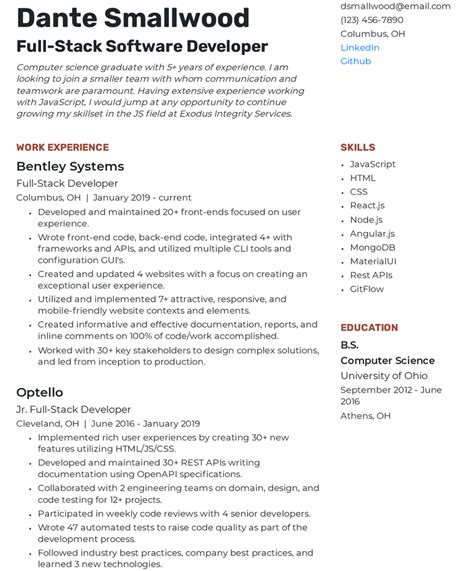 Full Stack Developer Resume: 8 Examples to Get You Hired