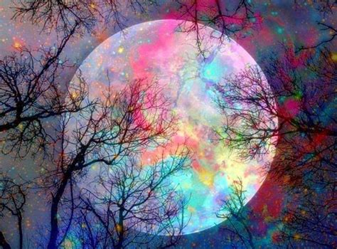 Colourful Full Moon Diamond Painting – Happy Painting Store