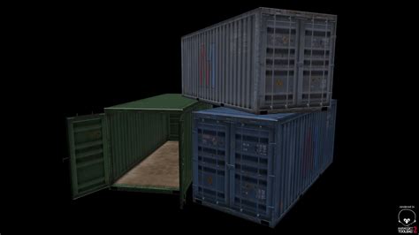 shipping container 3d model