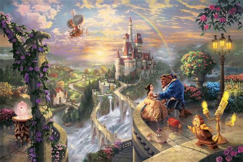 Thomas Kinkade "Disney Dreams" - Disney Princess Photo (31536124) - Fanpop