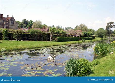 River Eden In Hever Rd, Hever, Edenbridge, Kent, England Royalty-Free Stock Photography ...