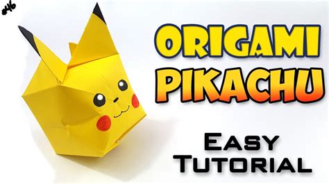 Origami Pikachu - Easy Tutorial - English Version