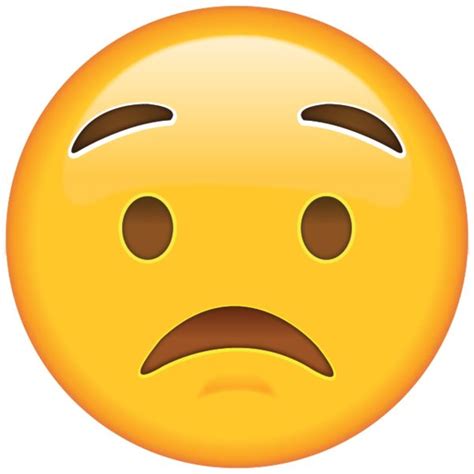 Worried Face Emoji | Cool emoji, Emoji, Emoji faces