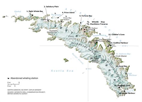 Map of South Georgia Island | South georgia island, South georgia, Island