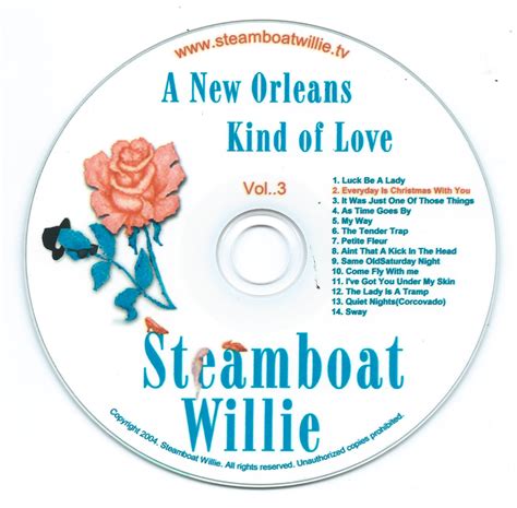 Steamboat Willie – A New Orleans Kind Of Love Vol. 3 | Louisiana Music ...