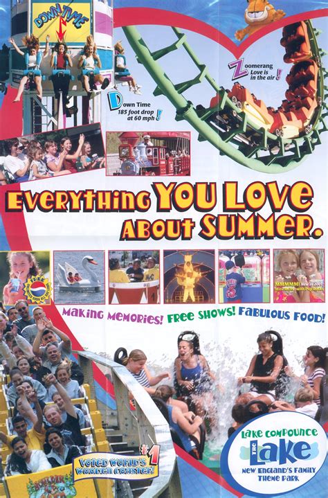 Lake Compounce Map and Brochure (2024 - 2002) | ThemeParkBrochures.net