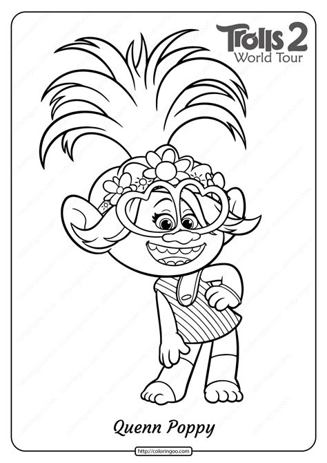 Trolls Coloring Coloring Pages