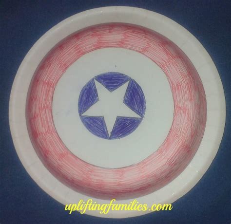 DIY Captain America Shield – Parenting Tips and Advice at Uplifting Families