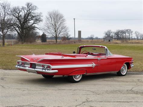 1960 Chevrolet Impala Roman Red Convertible – 348cu/280hp | Frank's ...