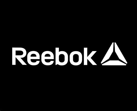 Reebok Brand Logo With Name White Symbol Clothes Design Icon Abstract ...