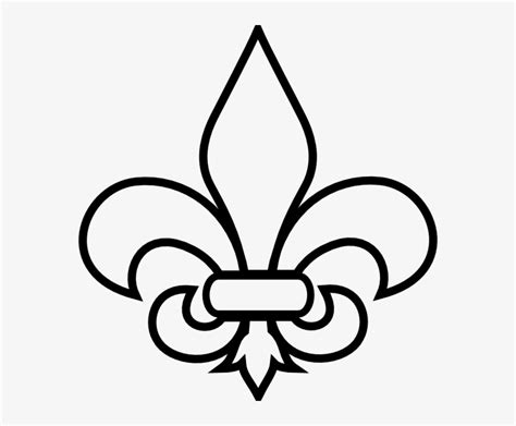 Picture Royalty Free Stock Fleur De Lis Silhouette - Flor De Lis Png ...