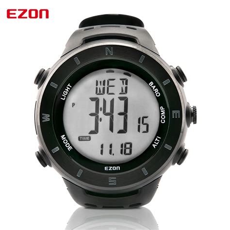 2017 New Fashion EZON H011 Multifunctional Mens Military Watch Sports ...