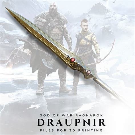 Draupnir Spear from God of War Ragnarok 3D model 3D printable | CGTrader