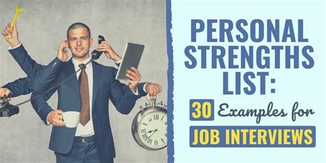 Personal Strengths List: 30 Examples for Job Interviews