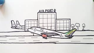 Airport Drawings For Children