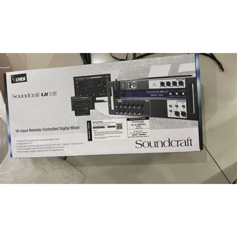 Jual soundcraft ui16 mixer digital rack soundcard | Shopee Indonesia