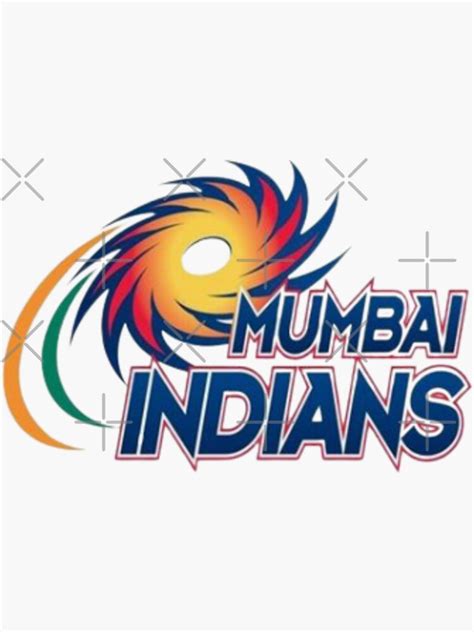 "Cricket mumbai indians logo" Sticker for Sale by comores22 | Redbubble