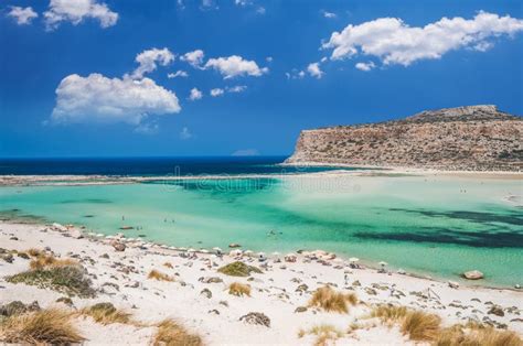 Balos Lagoon on Crete Island, Greece. Stock Photo - Image of europe ...