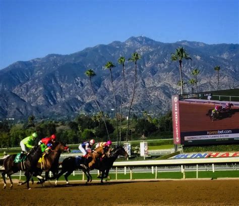 Santa Anita Race Track | Landmarks, Natural landmarks, Race track