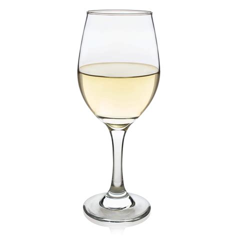 Libbey Basics White Wine Glasses, Set of 4 White Wine Glasses (11 oz ...