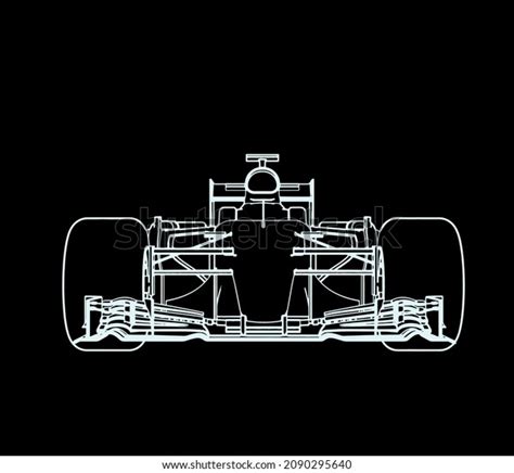 F1 Race Car Silhouette