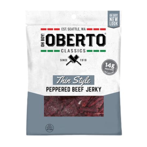 Oberto Thin Style Peppered Beef Jerky - Waikiki Market