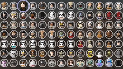 LEGO Star Wars The Force Awakens - All Characters Unlocked - YouTube