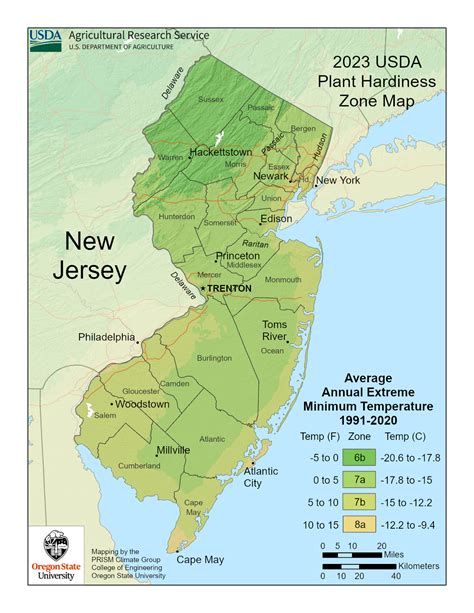 New Jersey Plant Hardiness Zones Map And Gardening Guide - Gardenia Organic