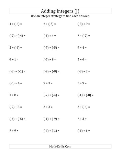 Help Students Understand Negative Numbersusing This Handy Fill | Positive And Negative Numbers ...