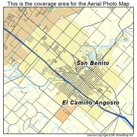 Aerial Photography Map of San Benito, TX Texas