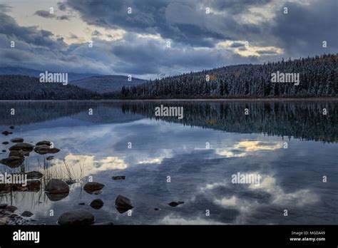 Pyramid Lake, Jasper, Canada Stock Photo - Alamy