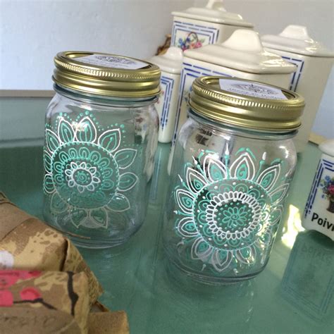 Glass Jar Painting Ideas Pinterest - Douroubi