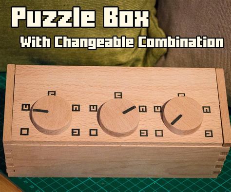 Puzzle Box - With Changeable Combination | Puzzle box, Escape room puzzles, Escape puzzle