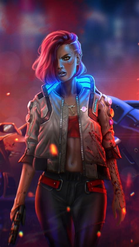 2160x3840 Resolution Cyborg Cyberpunk 2077 Digital Fan Art Sony Xperia X,XZ,Z5 Premium Wallpaper ...