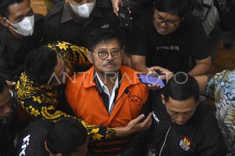 KPK tahan mantan Menteri Pertanian | ANTARA Foto