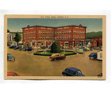 Hotel Regal Murphy North Carolina vintage postcard