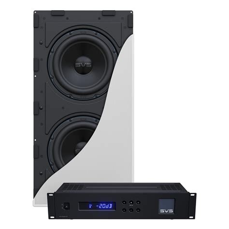 SVS 3000 In-Wall Subwoofer System - Includes Sledge STA-800D2C Rack ...