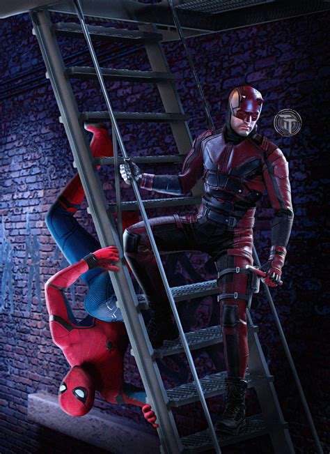 Spidey and Daredevil by Timetravel6000v2 on DeviantArt