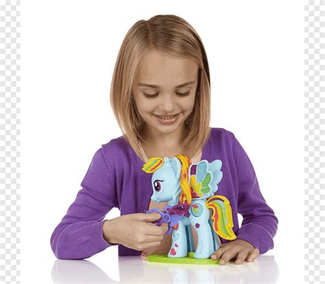 Play-Doh Rainbow Dash My Little Pony Toy, My little pony, purple, game png | PNGEgg