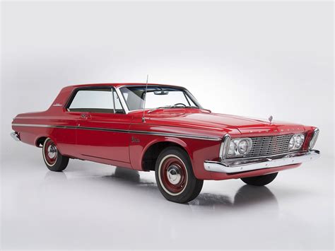 1963 Plymouth Belvedere 426/425 HP ''Max Wedge Stage II'' Hardtop Coupe | Plymouth cars ...