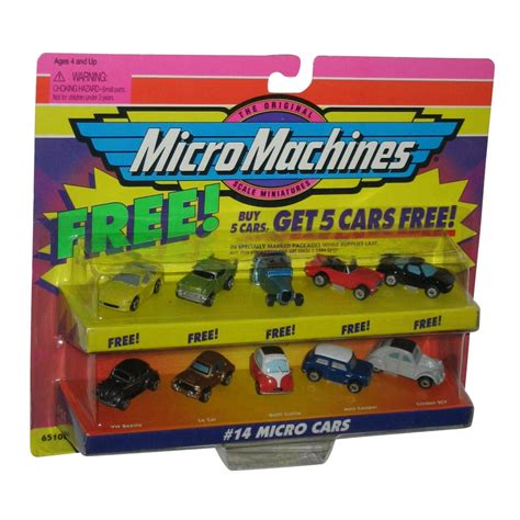 Micro Machines Planet Cars #14 Collection Galoob Toy Set w/ 5 Bonus Cars - Walmart.com - Walmart.com