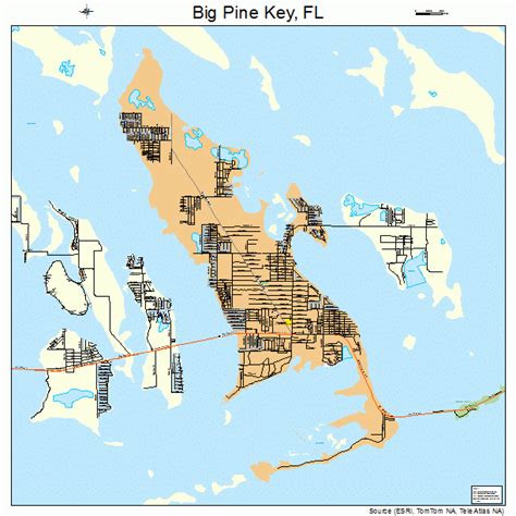 Big Pine Key Florida Street Map 1206425