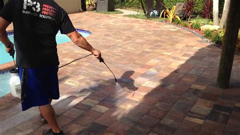 Paver Sealing Brick Pavers Florida - YouTube